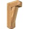 Ekena Millwork Traditional Craftsman Rough Sawn Bracket w/ Offset Brace, Western Red Cedar, 8"W x 18"D x 30"H BKT0806X18X30TRA04RWR - alternate 1